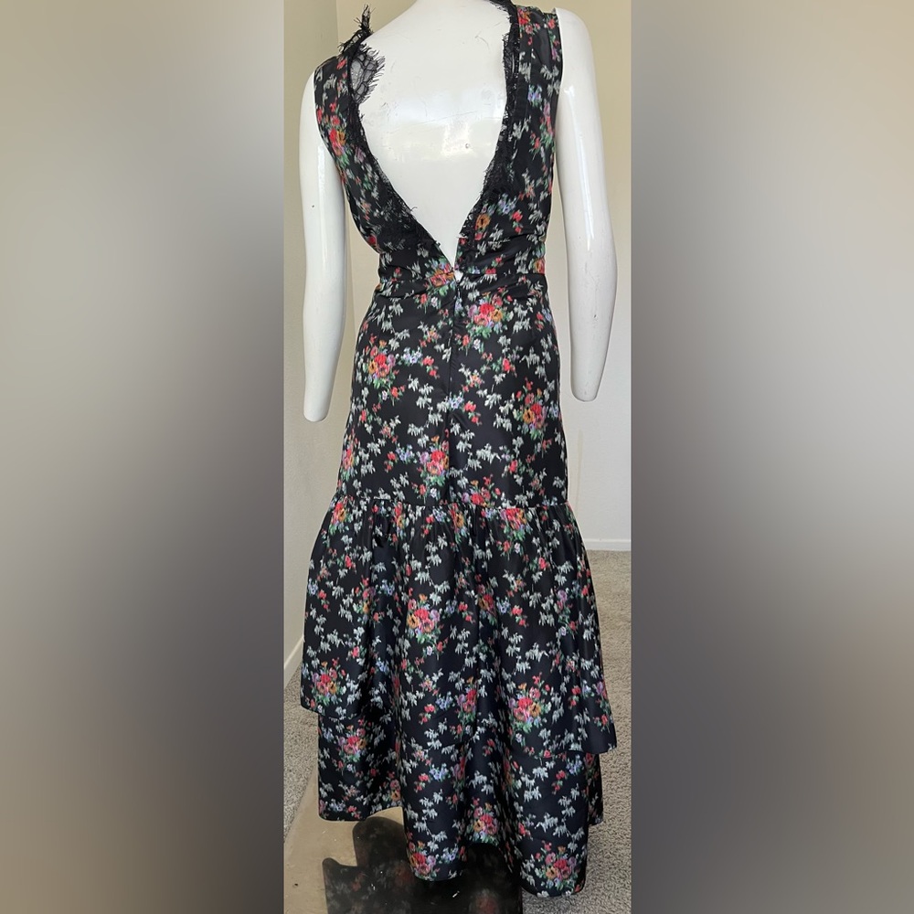 2018 BROCK COLLECTION 100% SILK Floral dress- BEAUTIFUL! Size 4 - Picture 3 of 15